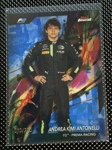 2024 Topps Finest Formula 1 F1 Kimi Antonelli Blue Common 010/200 #22 Portrait - Picture 1 of 2