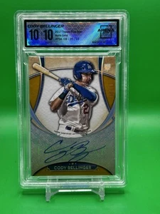 2017 Topps Five Star Cody Bellinger Base Auto Gold Rookie RC #/10 PSA 10 - Picture 1 of 2