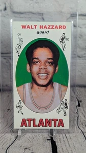 Topps Walt Hazzard Basketball Card Atlanta Hawks #27 Vintage NBA 1969 - Bild 1 von 2