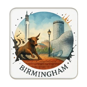 Kühlschrankmagnet Birmingham, England UK | Reise Souvenir Sammlerstück Geschenk - Bild 1 von 5