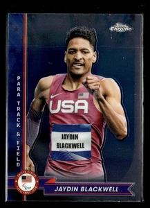 2024 Topps cromo Juegos Olímpicos y Paralímpicos de Estados Unidos y aspirantes #85 Jaydin Blackwell - Imagen 1 de 2