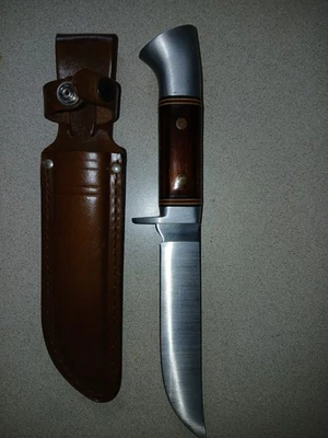 Vintage Western Cutlery Fixed Blade Sheath Hunting Knife W36 USA nos - Image 1 of 4