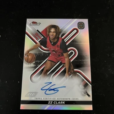 2022-23 Topps Finest OTE ZZ Clark Chrome Auto Refractor RC SP - Image 1 of 3