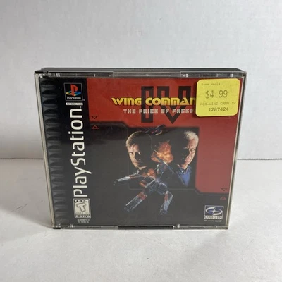 Wing Commander IV: The Price Of Freedom (Sony PlayStation, 1997) CIB Tested - Image 1 of 4