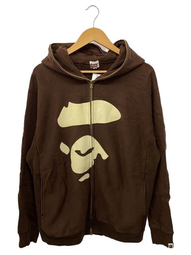 A BATHING APE (BAPE) A BATHING APE zip Hoodie brown XL U