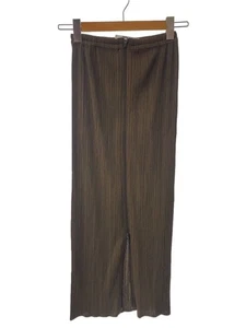 ISSEY MIYAKE langer Rock PLEATS PLEASE 1 Polyester khaki PP74-JG370 gebraucht - Bild 1 von 5