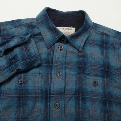 Duluth Trading x Pendleton Shirt Mens Small Plaid Wool Flannel Lined Sleeves - Image 1 of 4