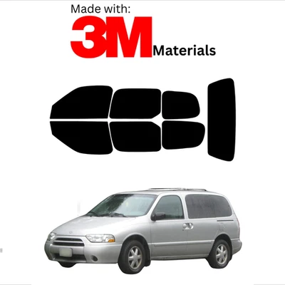 Precut Window Tint For Nissan Quest Mini Van 99-03 Stable Ceramic Made With 3M - Image 1 of 4