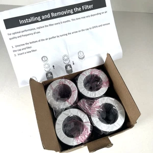 1 Pack of 4 Replacement Filters Compatible with Pure Mini Portable Air Purifier - Picture 1 of 5