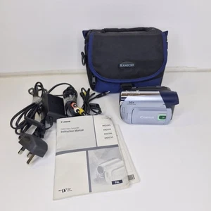 Canon MD205 Handheld MiniDV Camcorder Blue With Instructions  And Av Cables - Picture 1 of 8