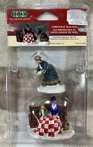 Lemax 42899 Village Collection 2004 Christmas Quilters Poly Resin Figure Set (2) - Picture 1 of 2