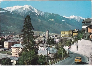 SONDRIO - STRADA PANORAMICA CON LO SFONDO DELLE ALPI OROBICHE - VIAGG. -72216- - Picture 1 of 1