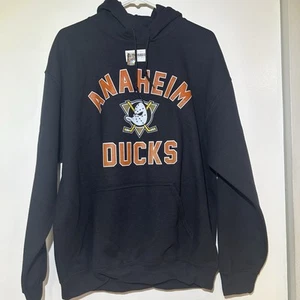 Wright and Ditson Anaheim Ducks Hoodie Sweatshirt NHL Hockey Men’s Size Large - Picture 1 of 6