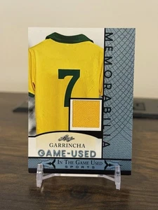 2024 Leaf In The Game Used Memorabilia Blue Garrincha Jersey - Picture 1 of 2
