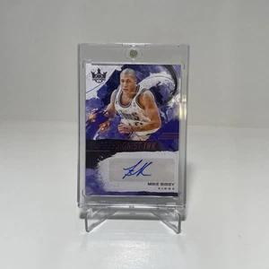 2024-2025 Court Kings -Mike Bibby Violet Impressionist Ink SSP AUTO /35 Legend  - Picture 1 of 2