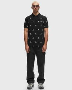 Camisa Polo Fred Perry Mastermind Calavera En Negro Talla XXL - Imagen 1 de 3
