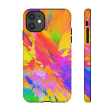 Twarde Slim Case iPhone Galaxy Rainbow Tye Dye 