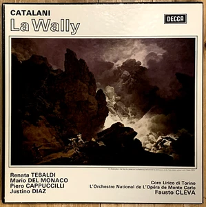 SET 394-6 Catalani La Wally FAUSTO CLEVA Decca London UK FFSS 3 LP Box NM - Bild 1 von 5