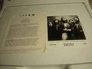 NAPALM DEATH PRESS KIT 1994 8X10 GLOSSY BIO FEAR EMPTINESS DESPAIR - Picture 1 of 1