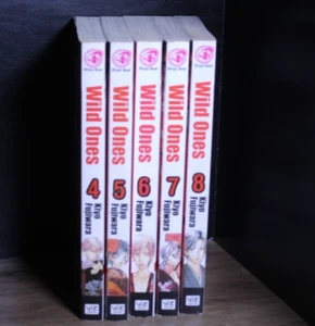 Wild Ones Vol 4-8 Complete English Manga Set By Kiyo Fujiwara VIZ Media USED - Picture 1 of 3