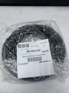 ESG Miniature Bullet Microphone Cable Male To Female - Picture 1 of 6
