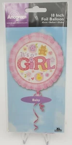 "IT'S A GIRL" 18 INCH FOIL BALLOON - Picture 1 of 2