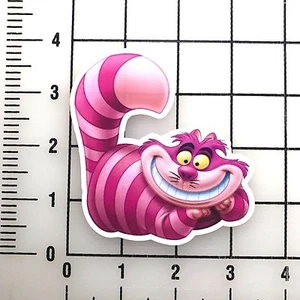 Alice in Wonderland Cheshire Cat 4" Tall Vinyl Decal Sticker BOGO - Picture 1 of 2