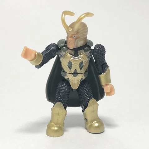 2011 Mega Bloks Marvel Series 2 LOKI 2" Micro Mini Action Figure Incomplete Toy Cover