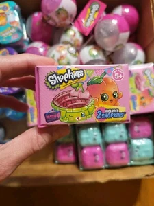 Shopkins 2 Pack WHITE Blind Basket Crate Season 4 AUTHENTIC Moose - Picture 1 of 5