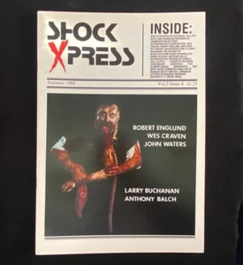 Shock Xpress - Volume 2 Issue 4 - 1988 Vintage Horror Magazine - Picture 1 of 2