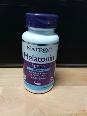 Natrol Melatonin 5mg 200 Tablets Time Released Foto 1 de 4