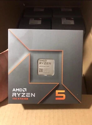 AMD Ryzen 5 7500F AM5 CPU Processor R5 7500F 3.7 GHz 6-Core 12-Thread 32MB 65W - Image 1 of 4