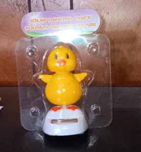 SOLAR TANZENDES KÜKEN BOBBLEHEAD SPIELZEUG *NEU & VERSIEGELT* - Bild 1 von 3