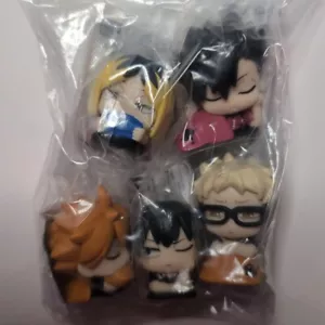 Haikyuu Figuren Minipuppe Lot 5 Maskottchen Kuroo Kenma Hinata Onemutan Japan m537 - Bild 1 von 4