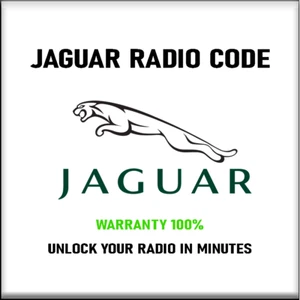 JAGUAR RADIO CODES UNLOCK STEREO DECODING 7 SERIES M JA PINCODE FAST SERVICE - Picture 1 of 2