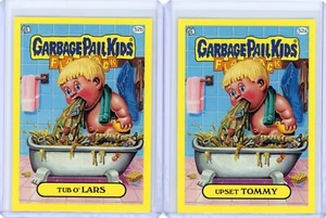 Garbage Pail Kids Flashback 3 UPSET TOMMY & TUB O' LARS 52A/B Base Stickers - Picture 1 of 1