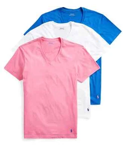 Polo Ralph Lauren Men's Classic V NECK Undershirt 3-Pack - Picture 1 of 11