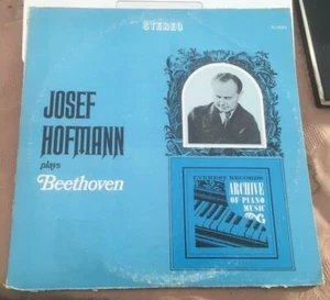 Josef Hofmann "Plays Beethoven" US Everest 12" 33RPM Stereo Vinyl LP X-903 FC/EX - Picture 1 of 8