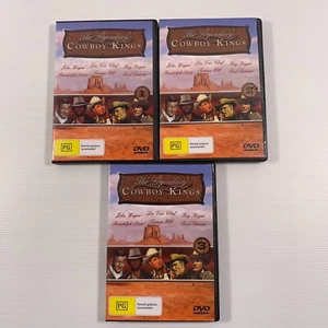 Cowboy Kings 1, 2 &3 (DVD 3 dual sided discs) 10 westerns Region 4 - Picture 1 of 10