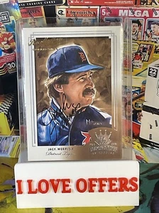 17/74 EBAY 1/1 RARE 2003 DONRUSS DIAMOND KINGS JACK MORRIS AUTOGRAPH CLEVELAND - Picture 1 of 5