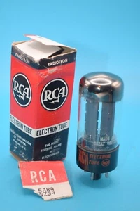 SUPERB NOS - RCA GT BRITAIN GZ34 5AR4 VINTAGE RECTIFIER - TESTED TV7 BALANCED - Picture 1 of 3