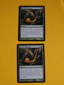 Gleeful Sabotage x2 Sorcery Magic the Gathering Card. Shadowmoor as pictures - Picture 1 of 6