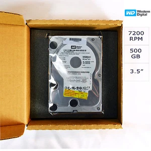 Western Digital 500GB Hard Drive WD5000AAKS SATA Caviar Blue 3.5" 7200RPM 16MB - Picture 1 of 2