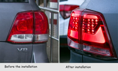 Par de luces traseras LED de freno para Toyota Land Cruiser LC200 08-15 Foto 1 de 4