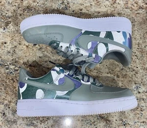 Nike Air Force 1 07 LV8 "CAMO" Dark Stucco Green Size 7.5—823511-008 - Picture 1 of 8