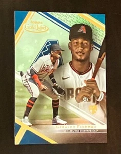 GERALDO PERDOMO rc 2021 Topps Gold Label # 17 CLASS 2 BLUE #d /99 Diamondbacks - Picture 1 of 2