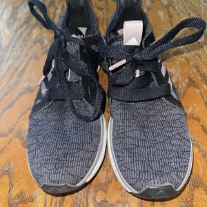 Adidas Lux Women Running Sneakers Black Size 11 Euc - Picture 1 of 6