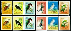 1963 Birds,Siamese fireback pheasant,Alexandrine parakeet,Vietnam,Mi.275,A+B,MNH - Picture 1 of 1