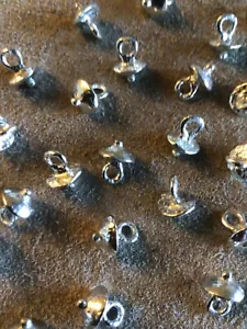 Pewter buttons 10mm short Tudor ‘pimple’ 12 pack, for historical clothing. - Picture 1 of 4