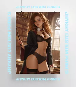 Sexy Hermine Granger Harry Potter Poster Druck - ohne Rahmen - Bild 1 von 3